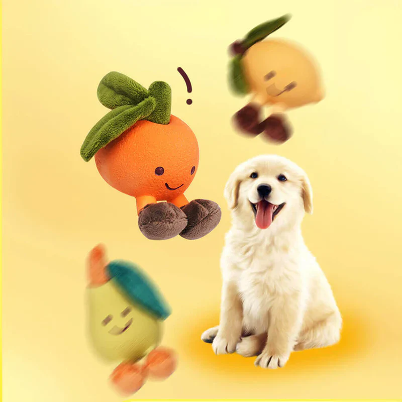 Jouet Fruité Pour Chien Avec Sifflet – Image 3