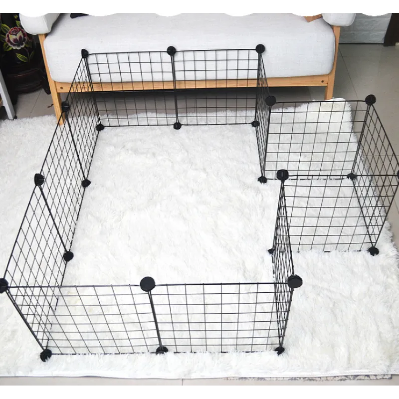Cabines pour Chiens en Fil de Fer - Playpen Flexible pour Chiens avec Porte pour Animaux Domestiques – Image 5
