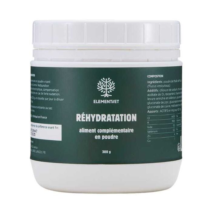 Complément alimentaire Réhydratation Element Vet