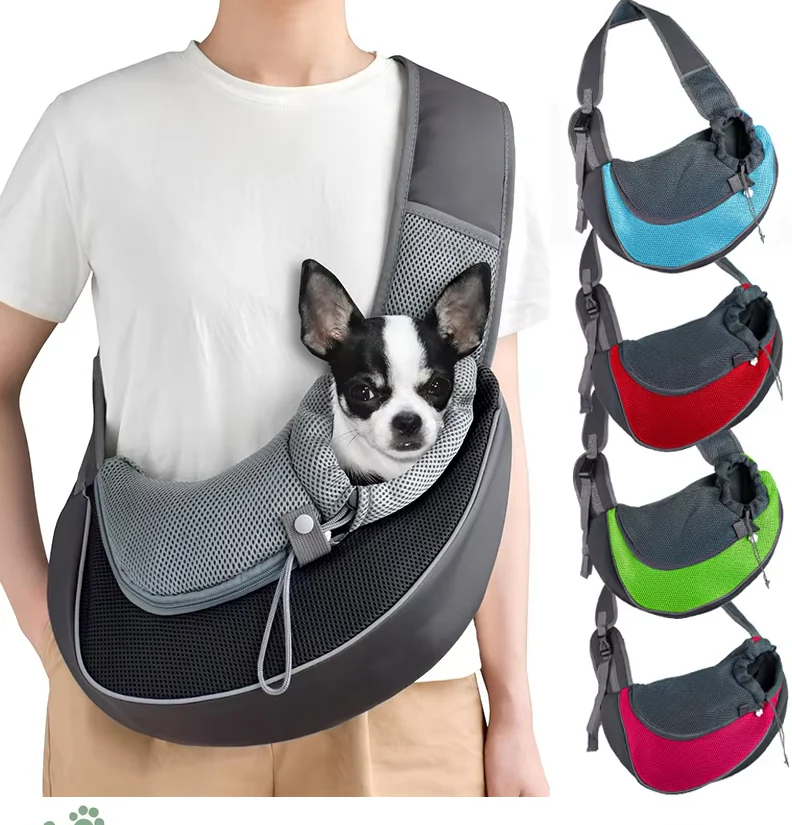 Sac de Transport pour Chien Sac à Bandoulière - Sac de Transport Confortable et Respirant pour Animaux Domestiques , pour les Déplacements – Image 3