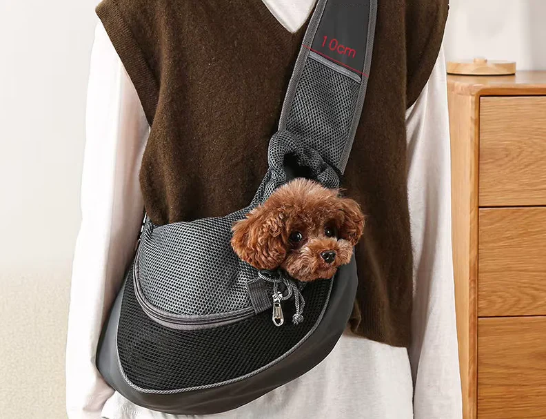 Sac de Transport pour Chien Sac à Bandoulière - Sac de Transport Confortable et Respirant pour Animaux Domestiques , pour les Déplacements – Image 4